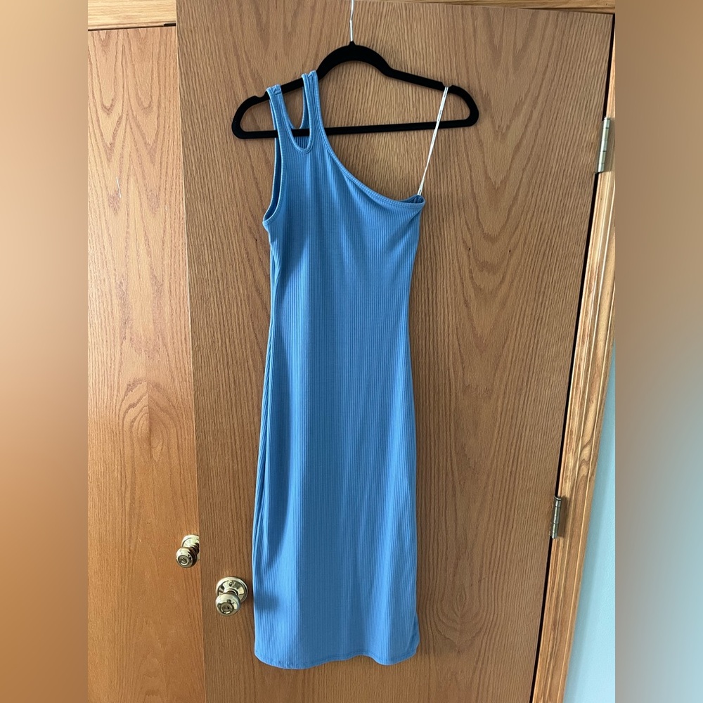 Rolla Coster One-Shoulder Blue Dress